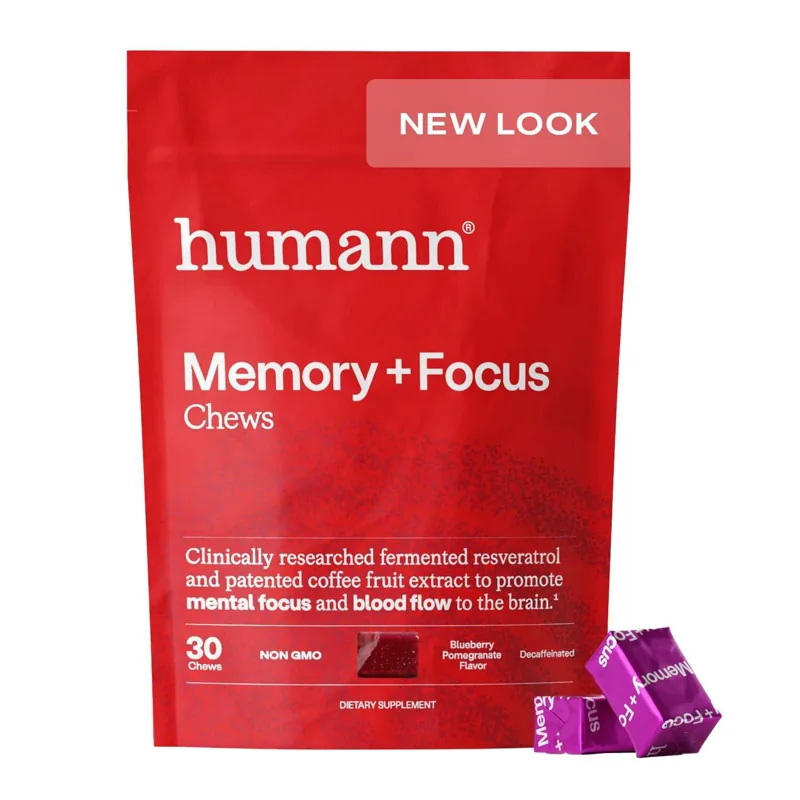 The bag of SuperBeets Focus + Clarity chews, from the seller's photograph
